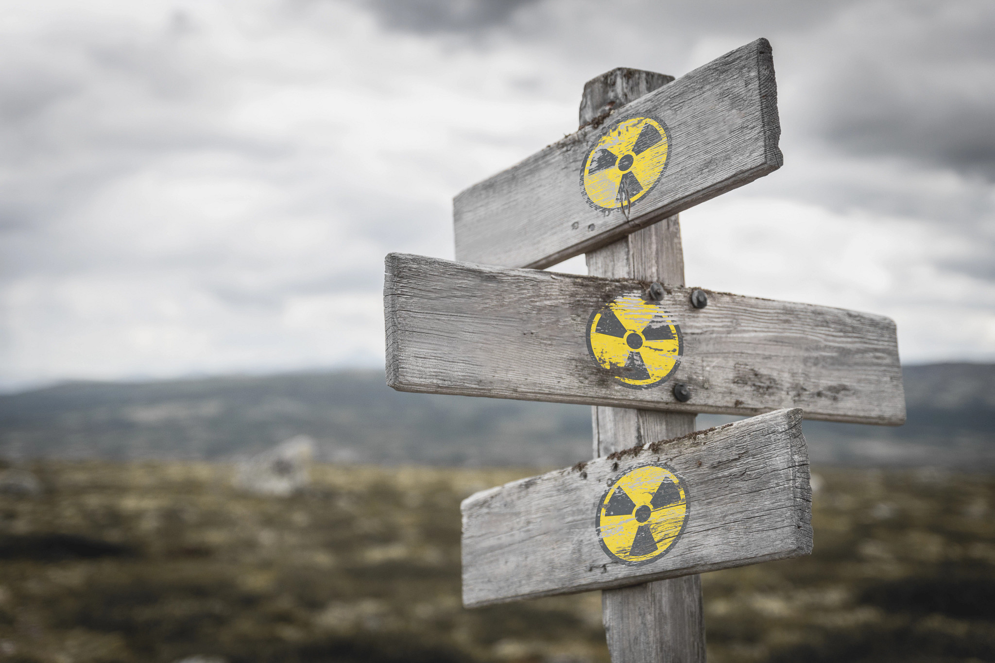 Nuclear Hazard Sign