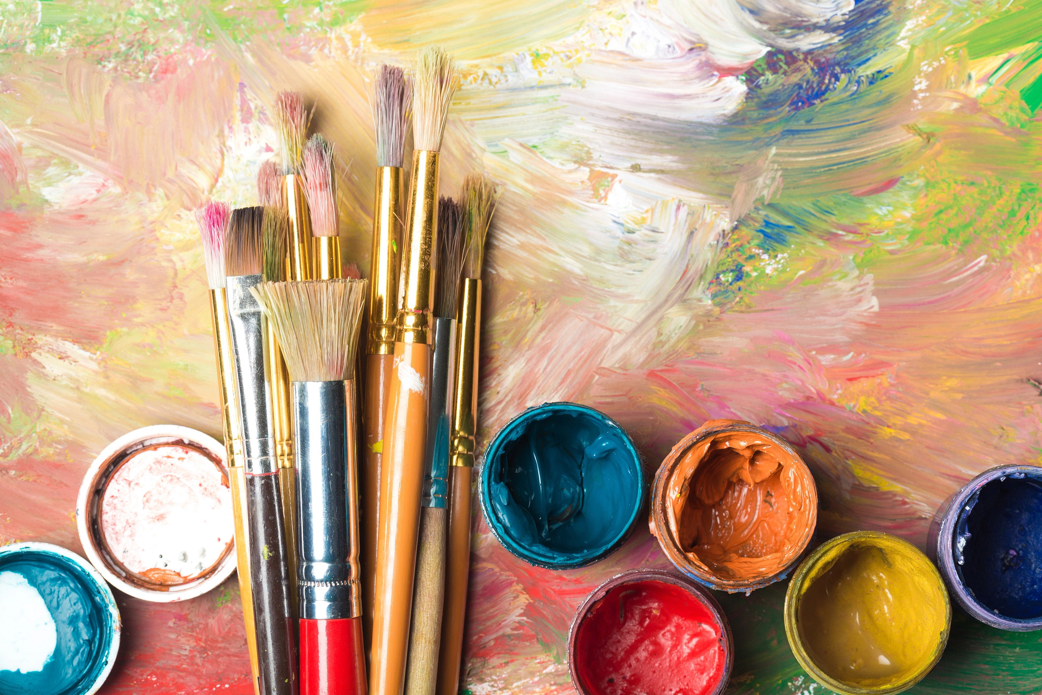 Paints and Brushes