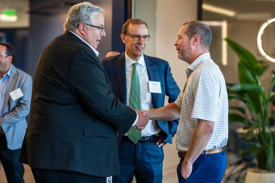 CIO John Kreul talking with NC Leaders