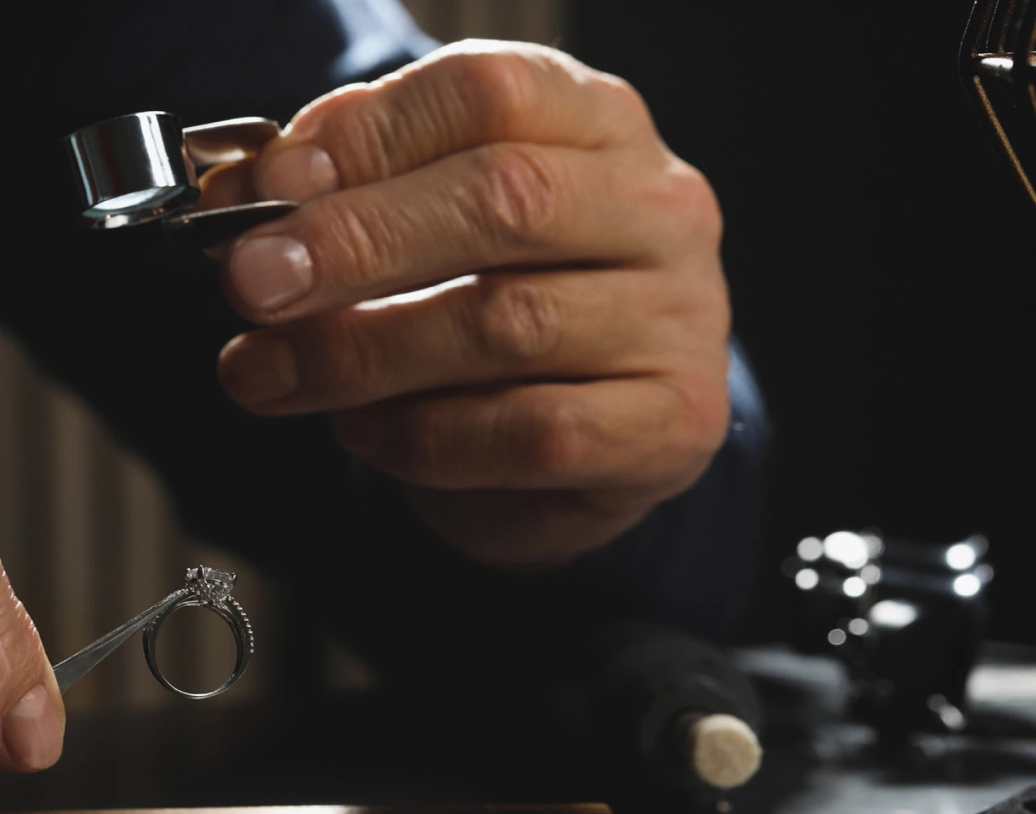 Inspecting Jewelry