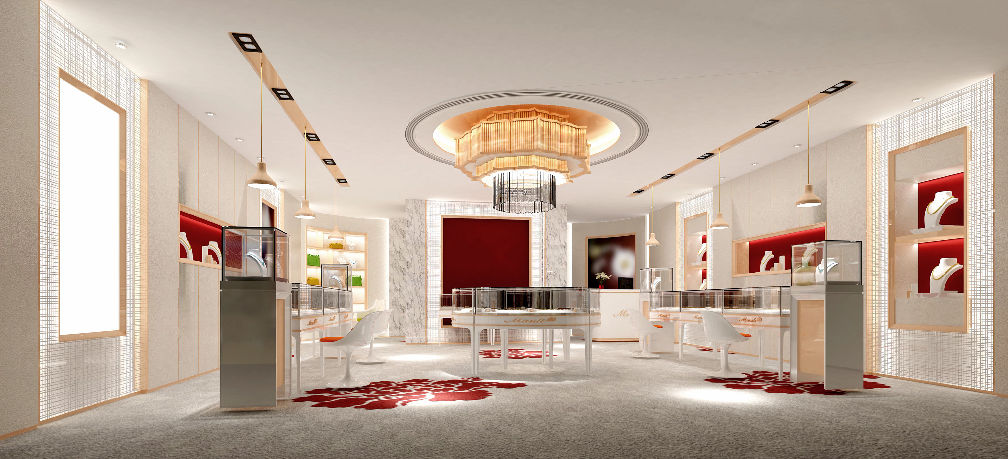Jewelry store layout to maximize revenue