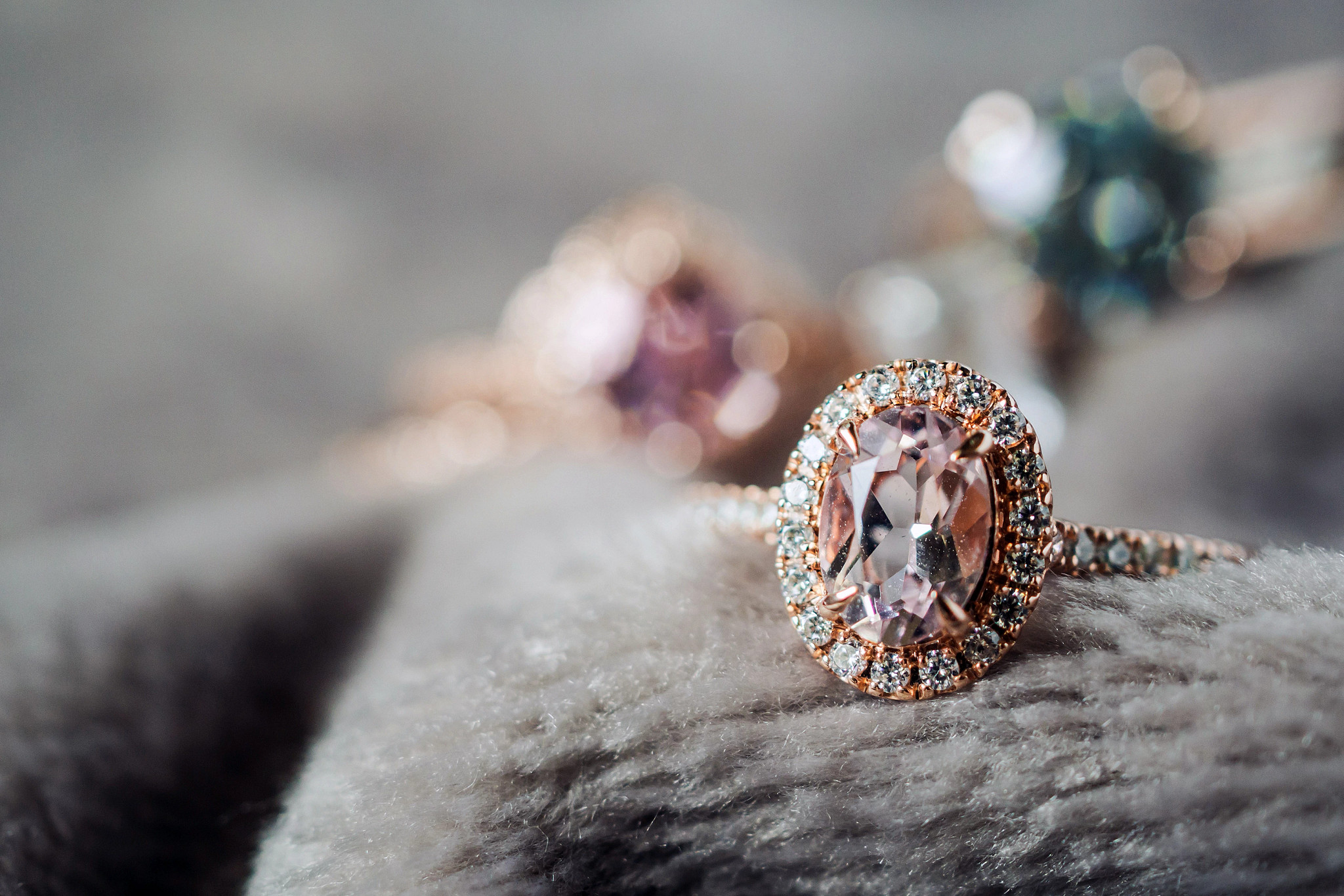 Colored Diamond Ring