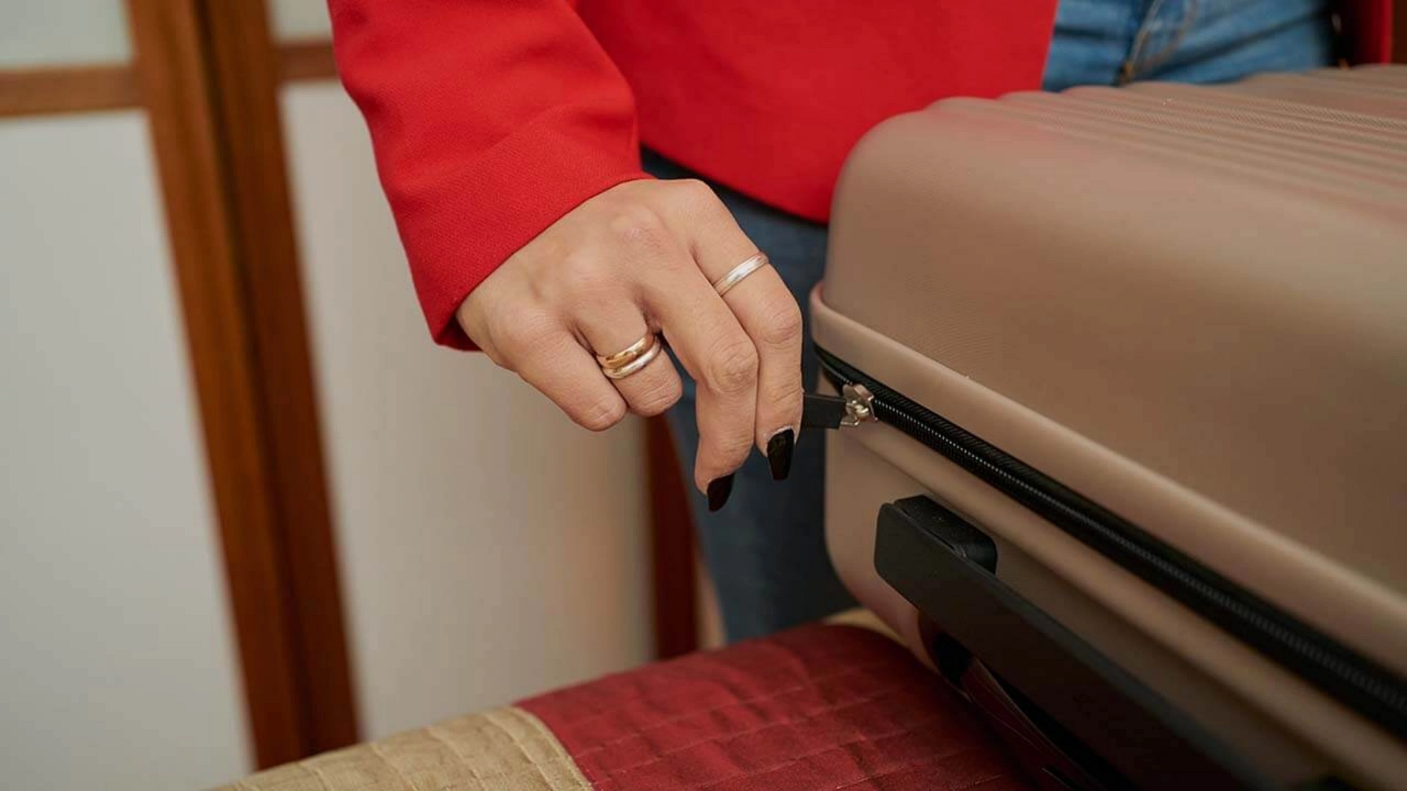 Opening a Suitcase