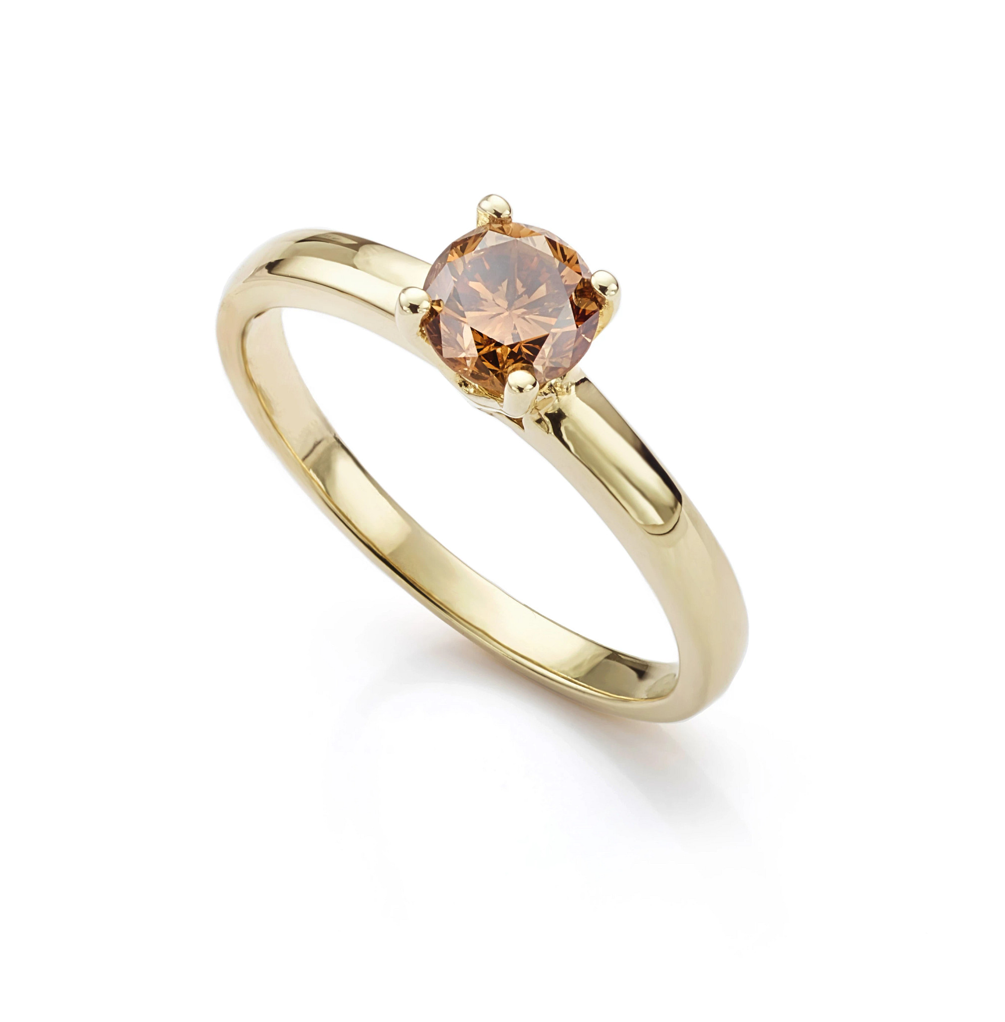 Brown Diamond Ring