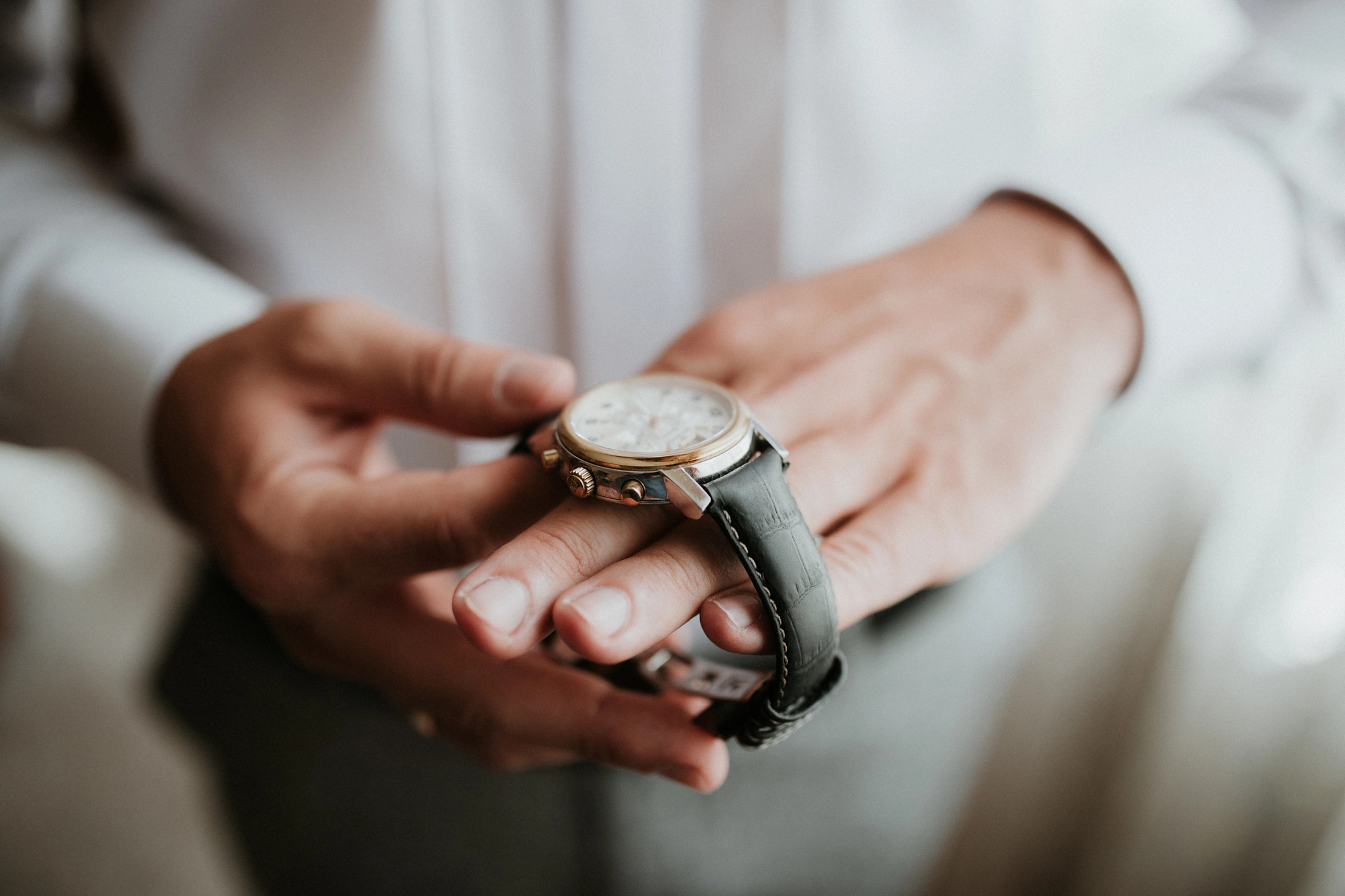 Holding a Watch