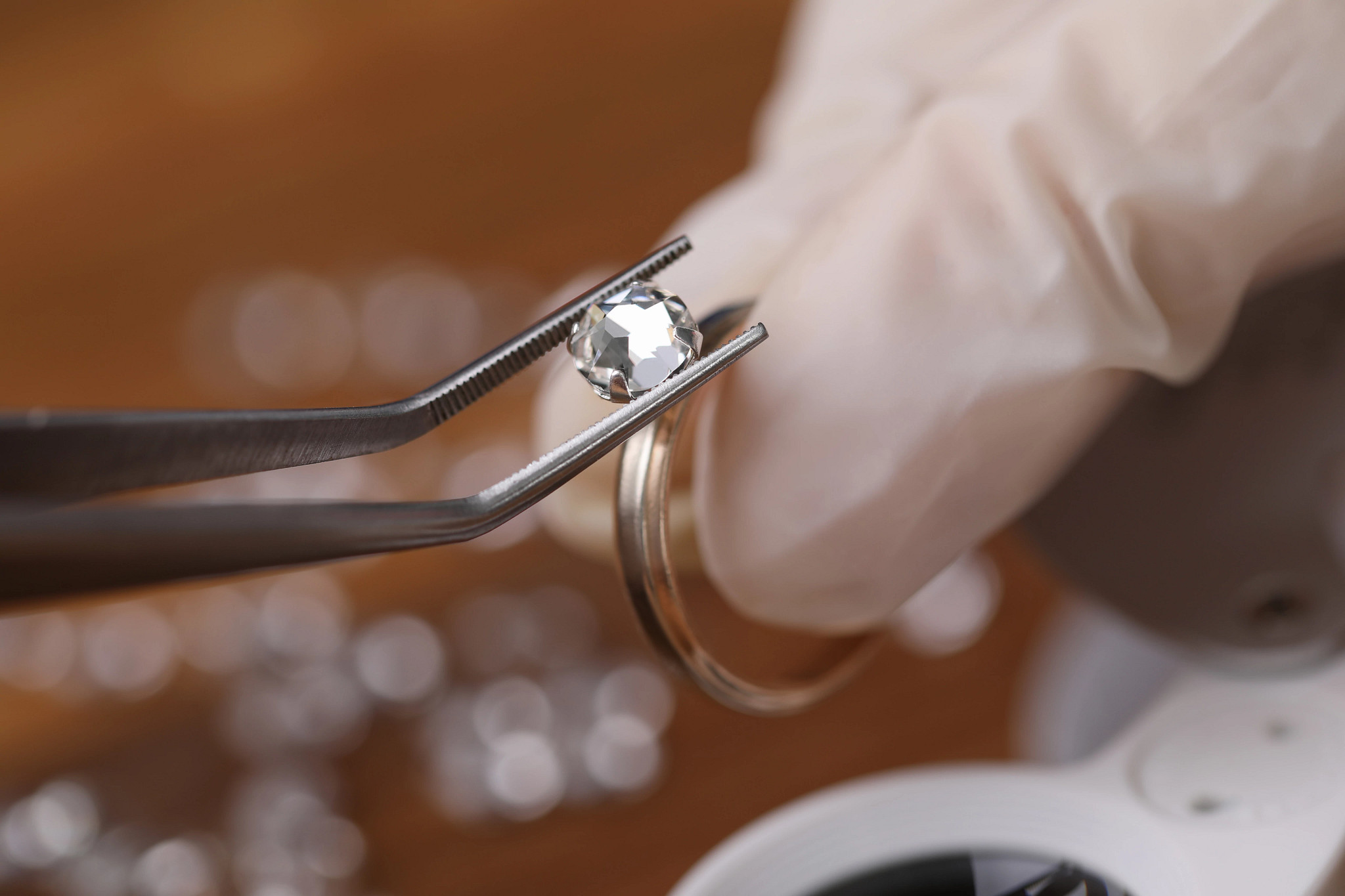 Inspecting Jewelry