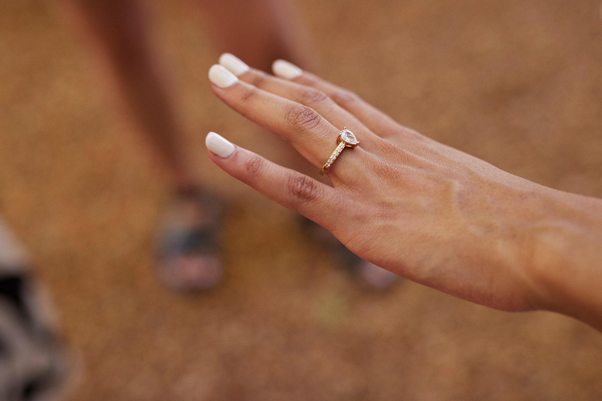 Ring on hand